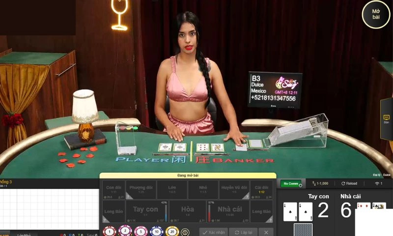 Cách Vào Sảnh Live Casino W88 Baccarat